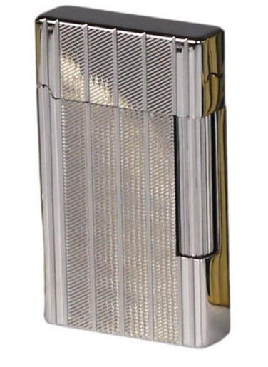Classic Flint Style Silver Patterned Lighter